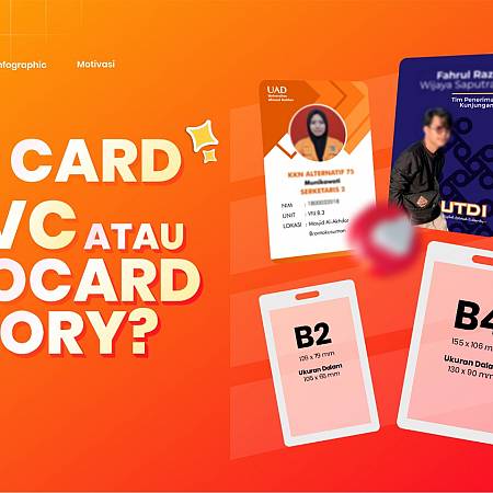 Perbedaan ID Card PVC dan Ivory