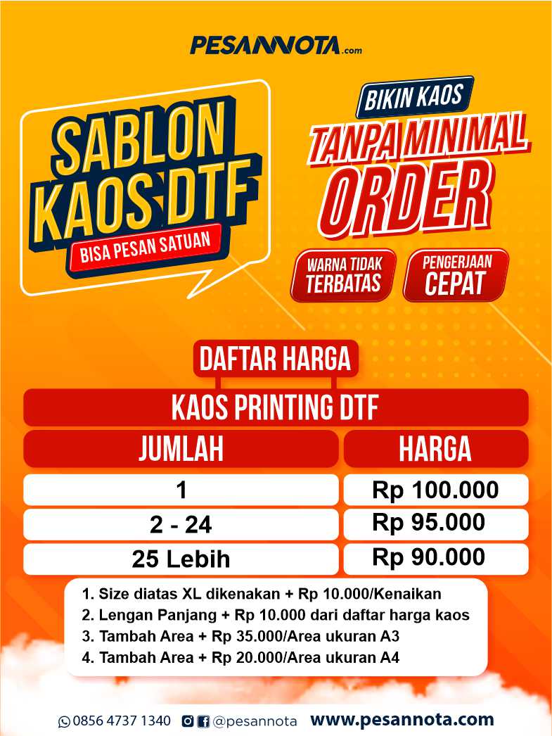 KONTAK PEMESANAN